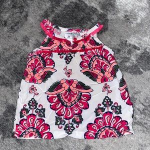 Carter’s 2t girls mandala fringe trim top